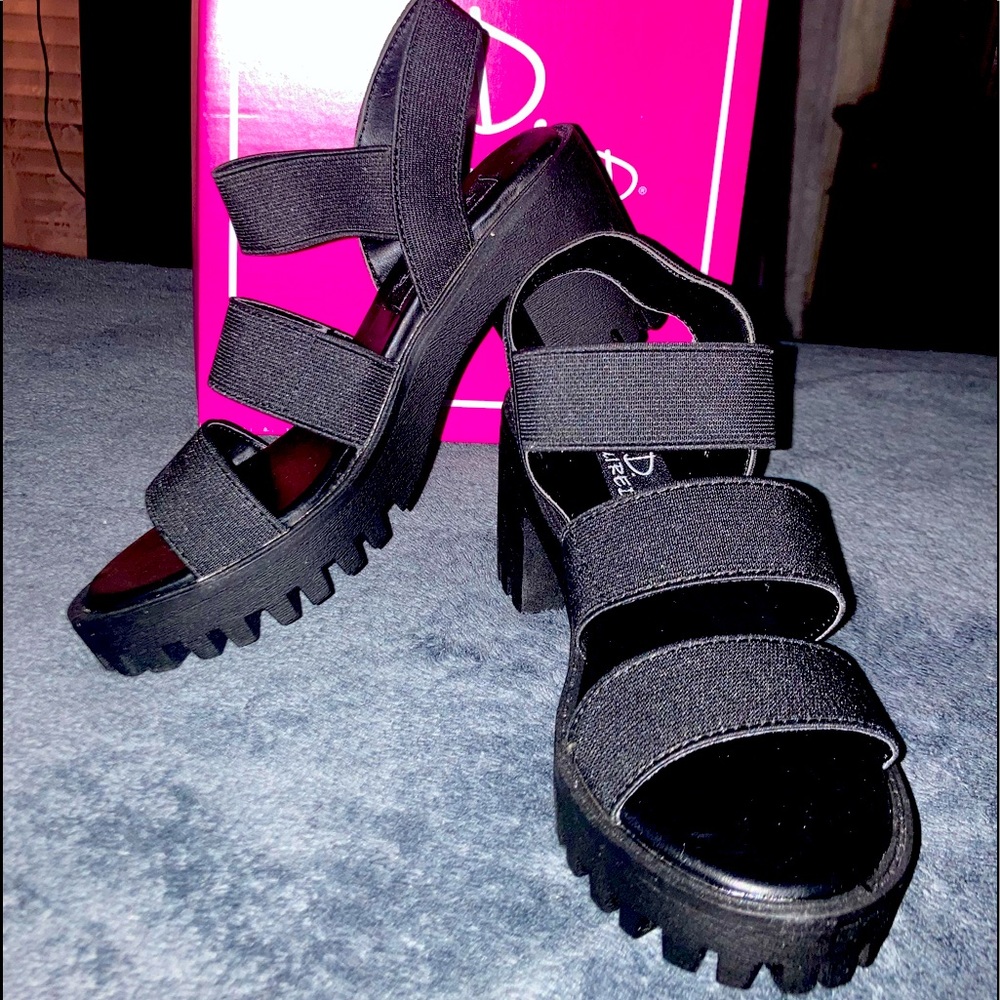 Girls Size 12 Skylar Sandaled Dress Shoe Heel